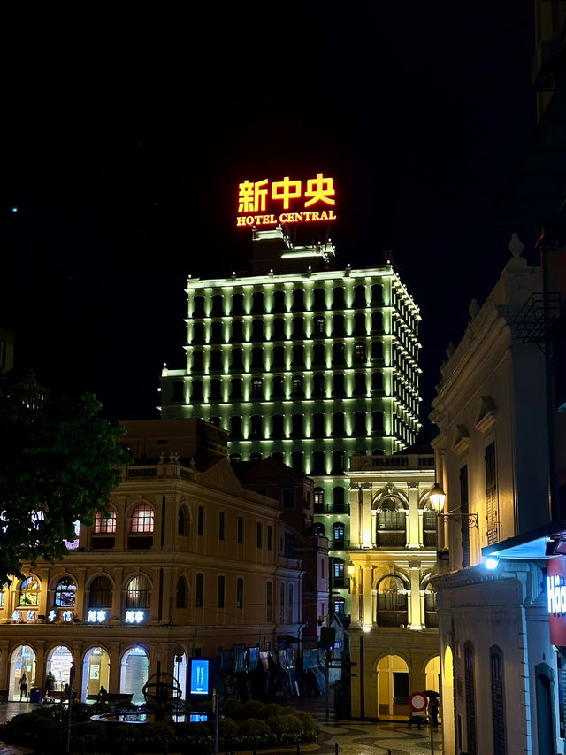 好美的街景🏙️百年歷史 百年情懷 澳門🇲🇴新中央酒店