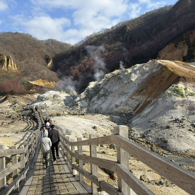 北海道，登別，地獄谷