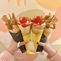 【名古屋観光】フルーツクレープでかわいいと美味しいを楽しもう🍓🍼