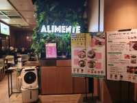 在戲院內的健康輕食餐廳