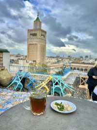 Tea Break at Café Panorama🇹🇳