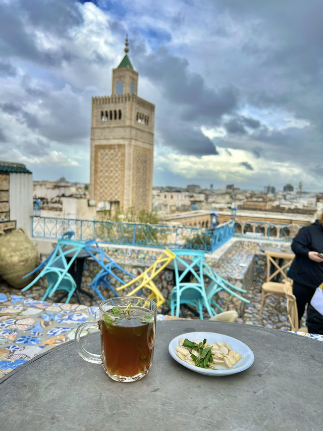 Tea Break at Café Panorama🇹🇳