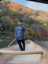 Yakatabune Boat Ride & Oden on a Boat: A Serene Autumn Escape on the Katsura River in Arashimaya