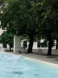 “Reflect at the John F. Kennedy Memorial in Dallas”
