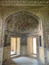 Intricate details of a palace 