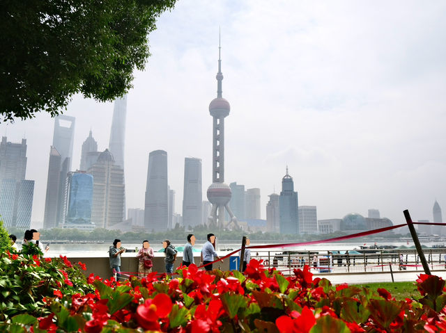 ⭐️ The North Bund ⭐️ Viewing Point for the Oriental Pearl Tower in Shanghai.