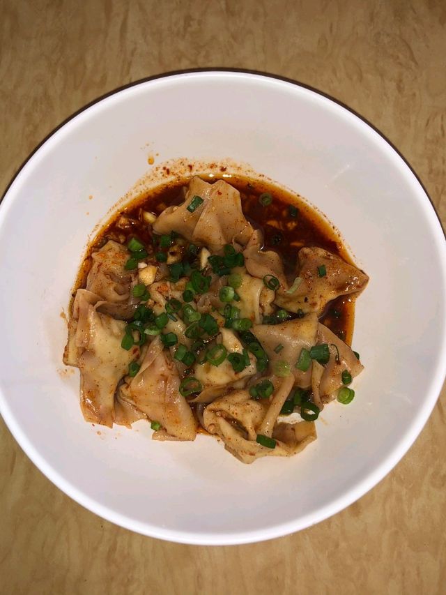 Delicious Chilli Wantons & Parathas
