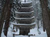 日本東北❄️踏雪尋覓羽黑山五重塔