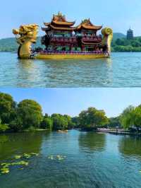 West Lake, a must-visit scenic hotspot in Hangzhou, China. 