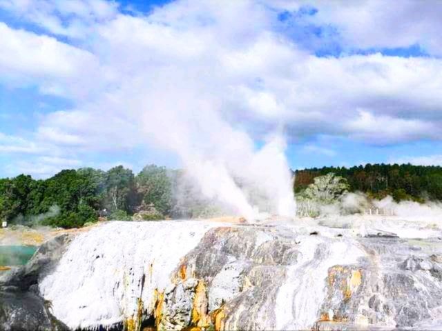 #波胡圖間歇噴泉Pohutu Geyser -紐西蘭羅託魯瓦