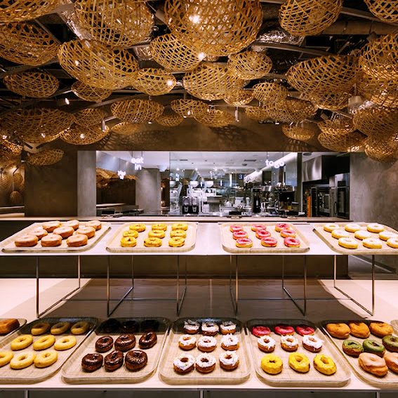 Donuts in design at KOE Donuts Kyoto 