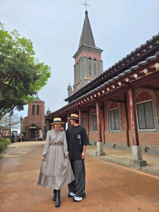 A serene and beautiful church in Korea