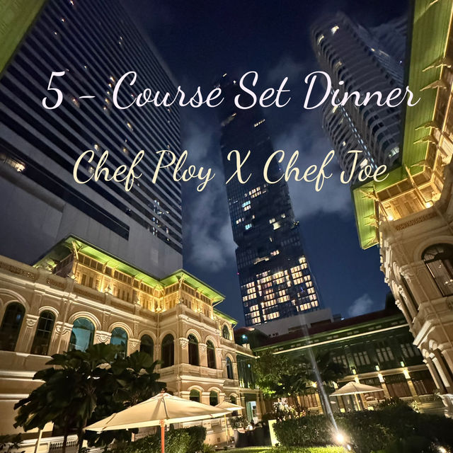 Fine dining top chef 👨‍🍳 โรงแรม 5 ดาว 