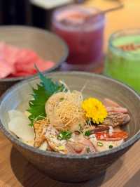 【啟德 ✦ 𝘼𝙄𝙍𝙎𝙄𝘿𝙀高級感刺身丼飯 🍣✨】