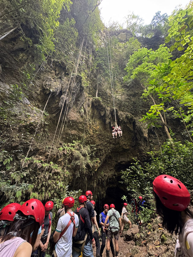 Jomblang cave adventure 