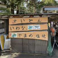 ร้านขายปลาย่าง Tsumikko ใกล้ Kegon Falls 🍡🐟