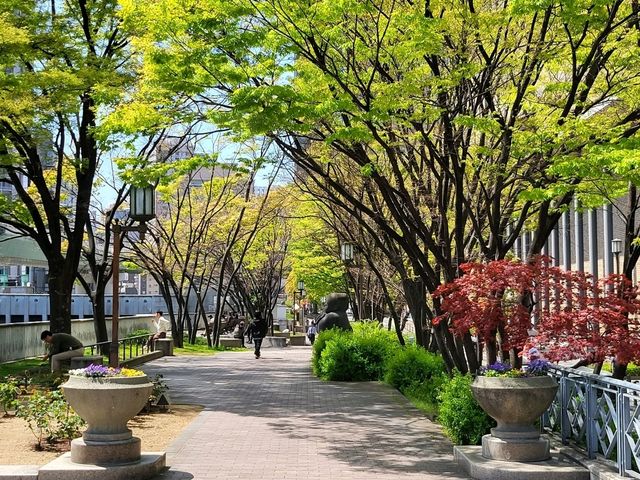 隱身大阪銀行街中的都市之肺/大阪中之島綠地公園