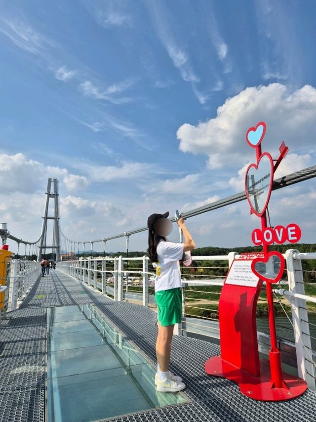 여주 당일치기 여행 남한강 출렁다리 리버뷰 카페