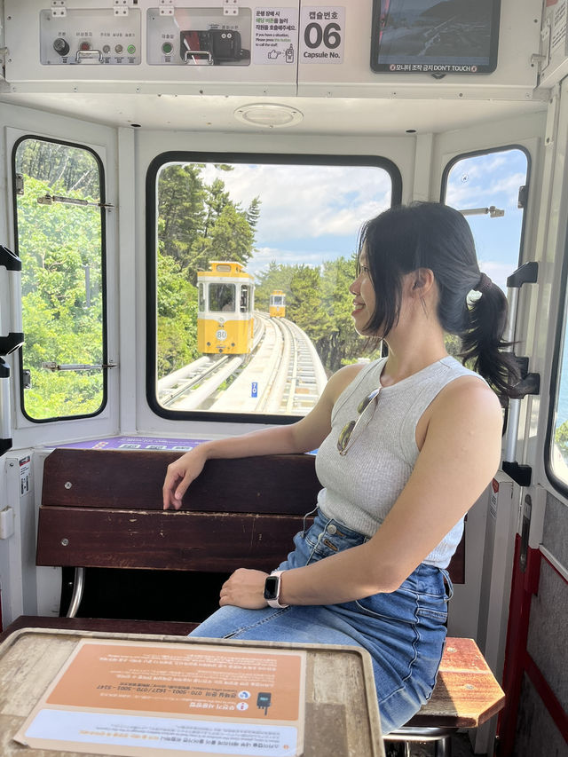 釜山膠囊列車攻略：搭對方向才能拍到最美海景！