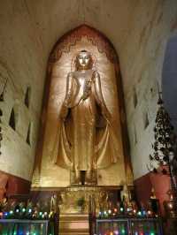 【ミャンマー🇲🇲バガン】東西南北4体の黄金仏像アーナンダ寺院