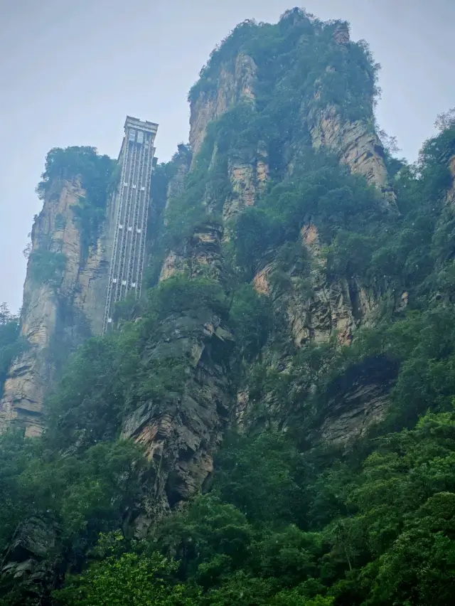 충칭의 하늘 높이: 바이링 엘리베이터 타기