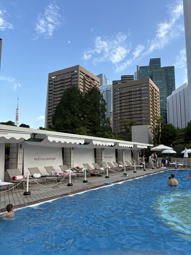 【東京🗼】ANAインターコンチネンタル東京のプールで夏満喫☀️