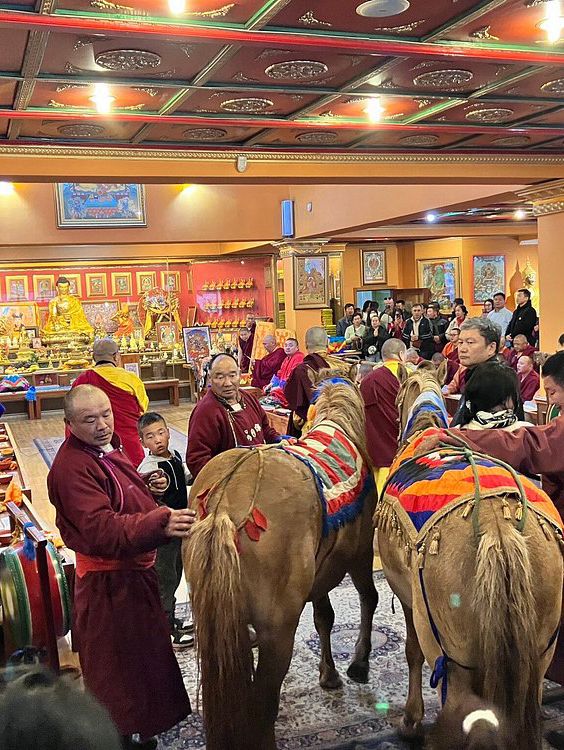 Gandantegchenling Monastery - Several Temples with Chanting Monks