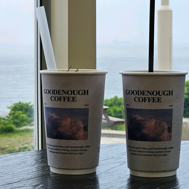 💙🧡부산 가덕도 카페, 구디너프