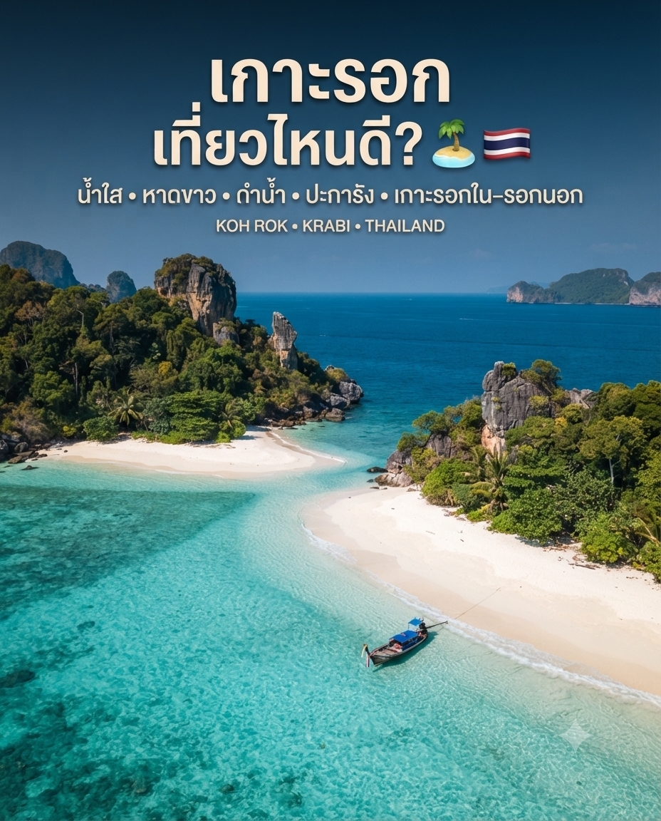 Koh Rok: One of the Andaman’s most stunning island gems 🏝️