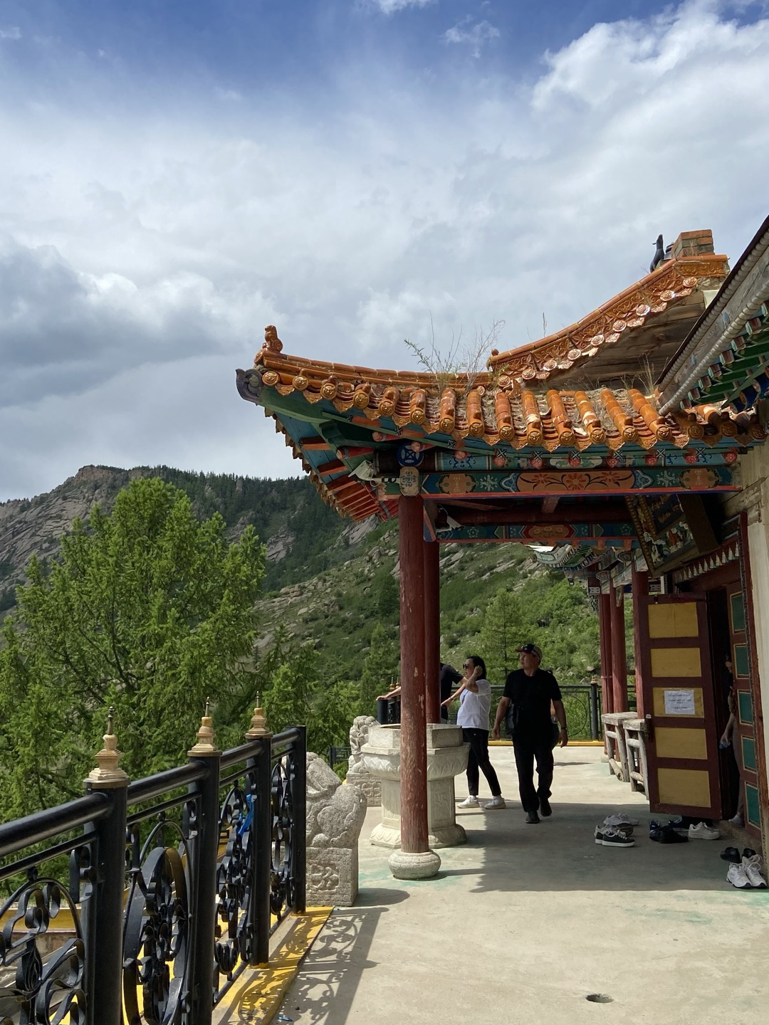 Aryabal Meditation Center: Morning Serenity Above the Pine