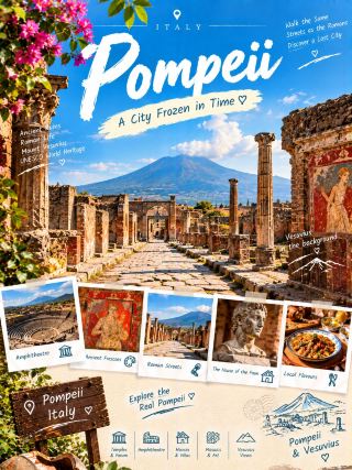 Pompeii: Walking Through a City Frozen in Time 🇮🇹🌋