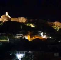 gjirokaster  castle night and day