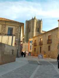 the medieval walls of Avila Spain 