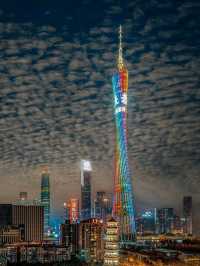 Skyline magic at Canton Tower💫