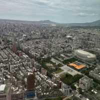 The view from the top of Taipei 101 🏙️ 