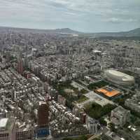 The view from the top of Taipei 101 🏙️ 