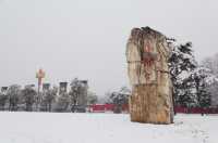 一下雪，西安樓觀就美成了仙都