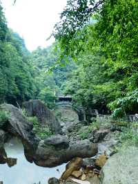 浙西大峽谷，小眾避暑勝地，夏日裡的一抹清涼