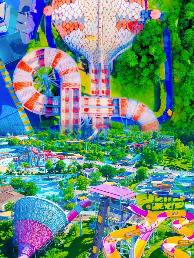 這是我玩過的天花板水上樂園!!6刷水上樂園