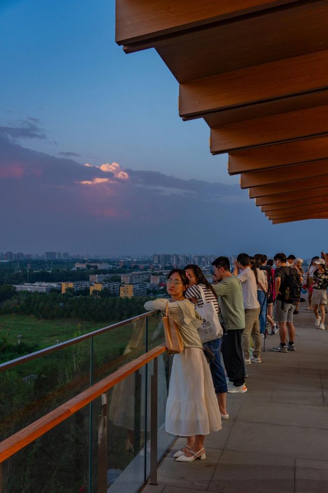 北京寶藏打卡地南苑日落觀景台