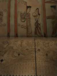 山西古建之行第2站：太原北齊壁畫博物館（1）。