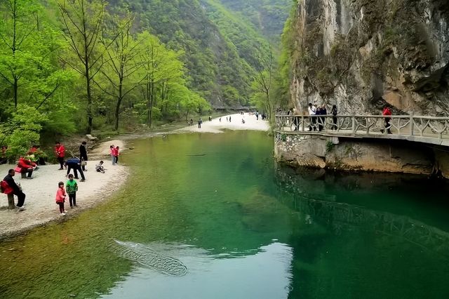 「鄂西北的九寨溝」——五龍河。