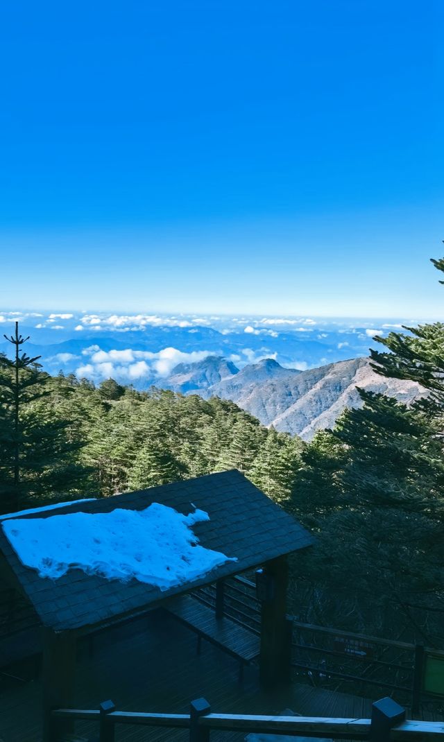 到看雪山的季節啦！！！