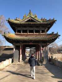 臘月初一登上介休環翠樓橋