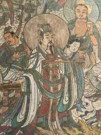 運城青龍寺|消失的儴佉王剃度圖