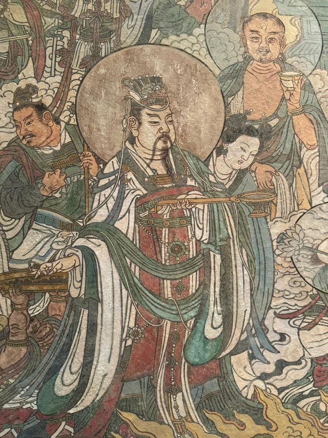 運城青龍寺|消失的儴佉王剃度圖