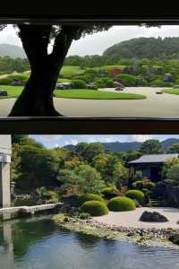 日本庭園的天花板｜足立美術館