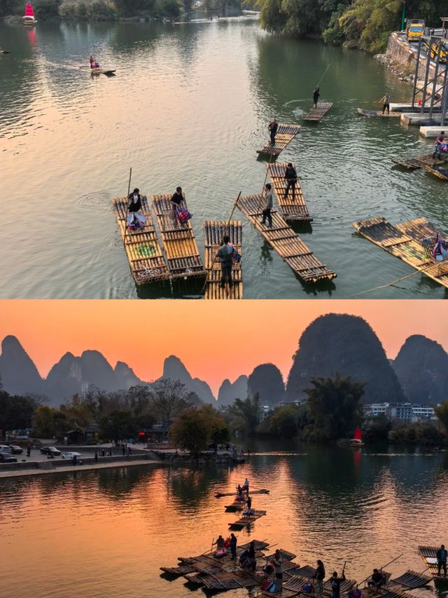 在桂林，請你欣賞一場浪漫日落