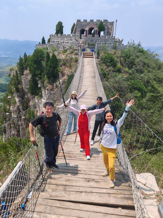 從濰坊青州陽明山攀爬青州寶泉寨的2條路線