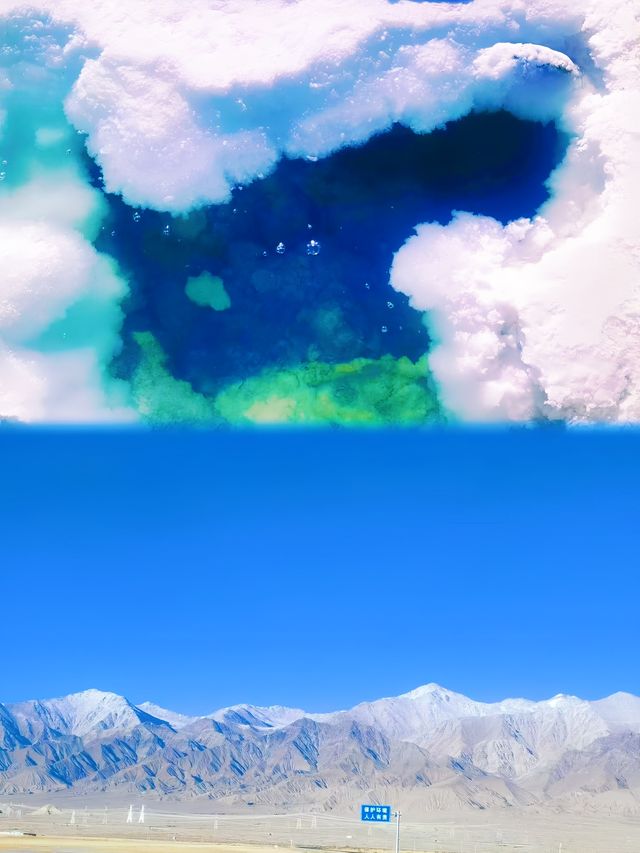 翡翠湖就好似上帝打翻咗調色盤一樣
